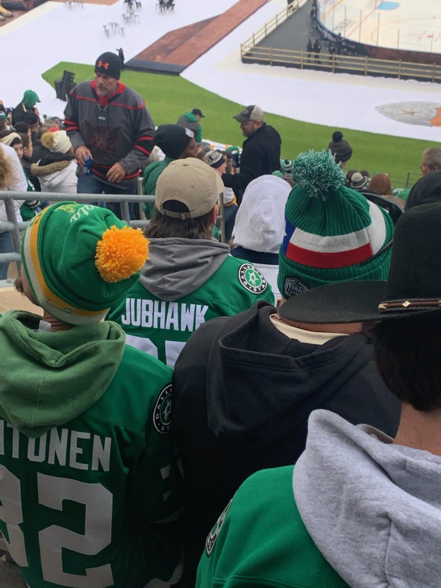 dallasjhawk's tweet photo. Spotted the @GeorgeDunham #Jubhawk @DallasStars jersey https://t.co/f6LaCi6ooP