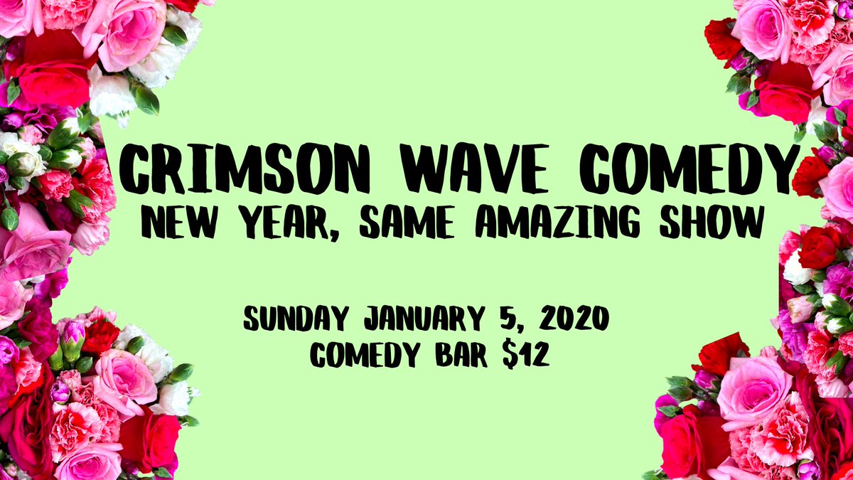 Sunday <a href="/comedybar/">COMEDY BAR</a> 
Crimson Wave Comedy ! 
Come 
comedybar.ca/show.php?Event…