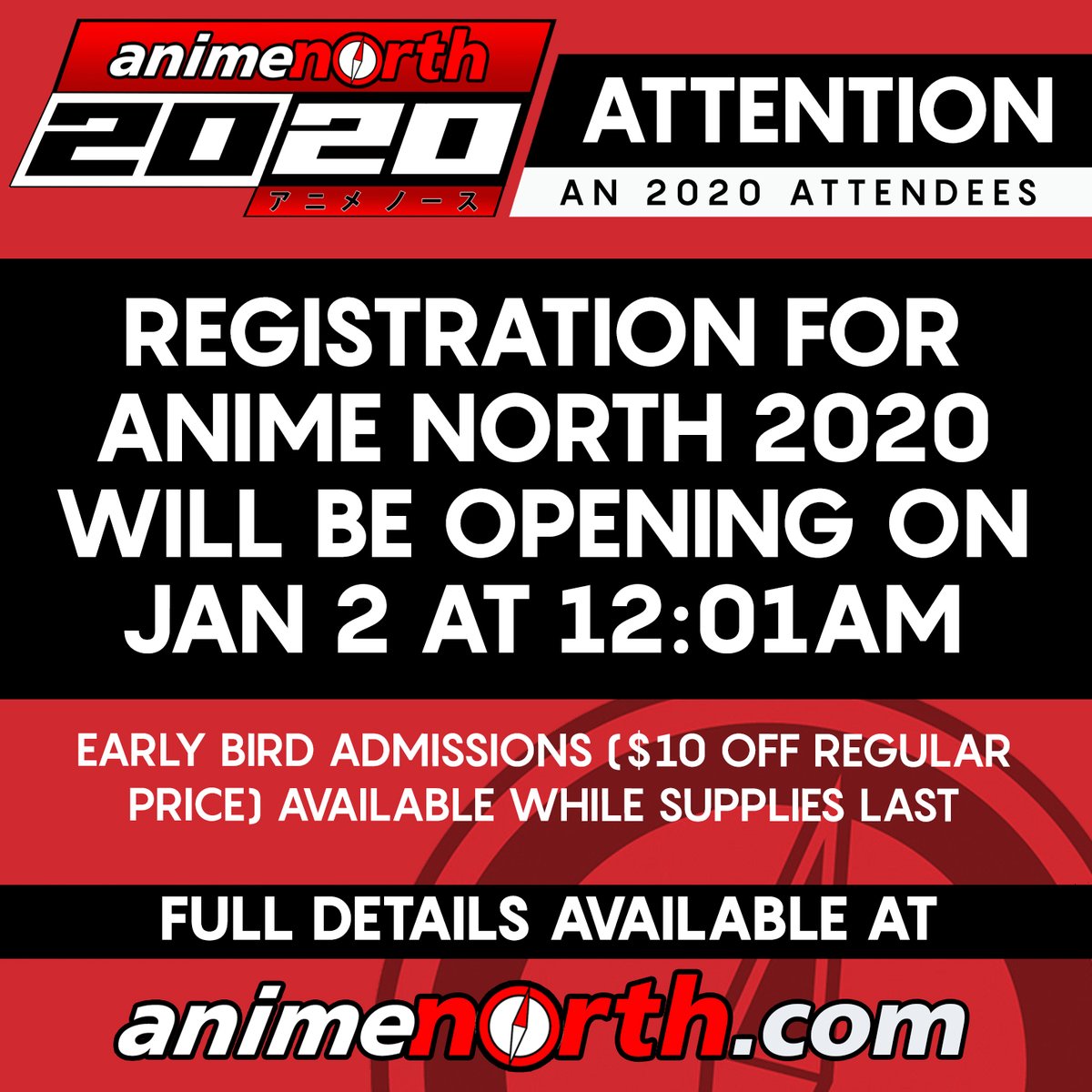 Anime North Tickets