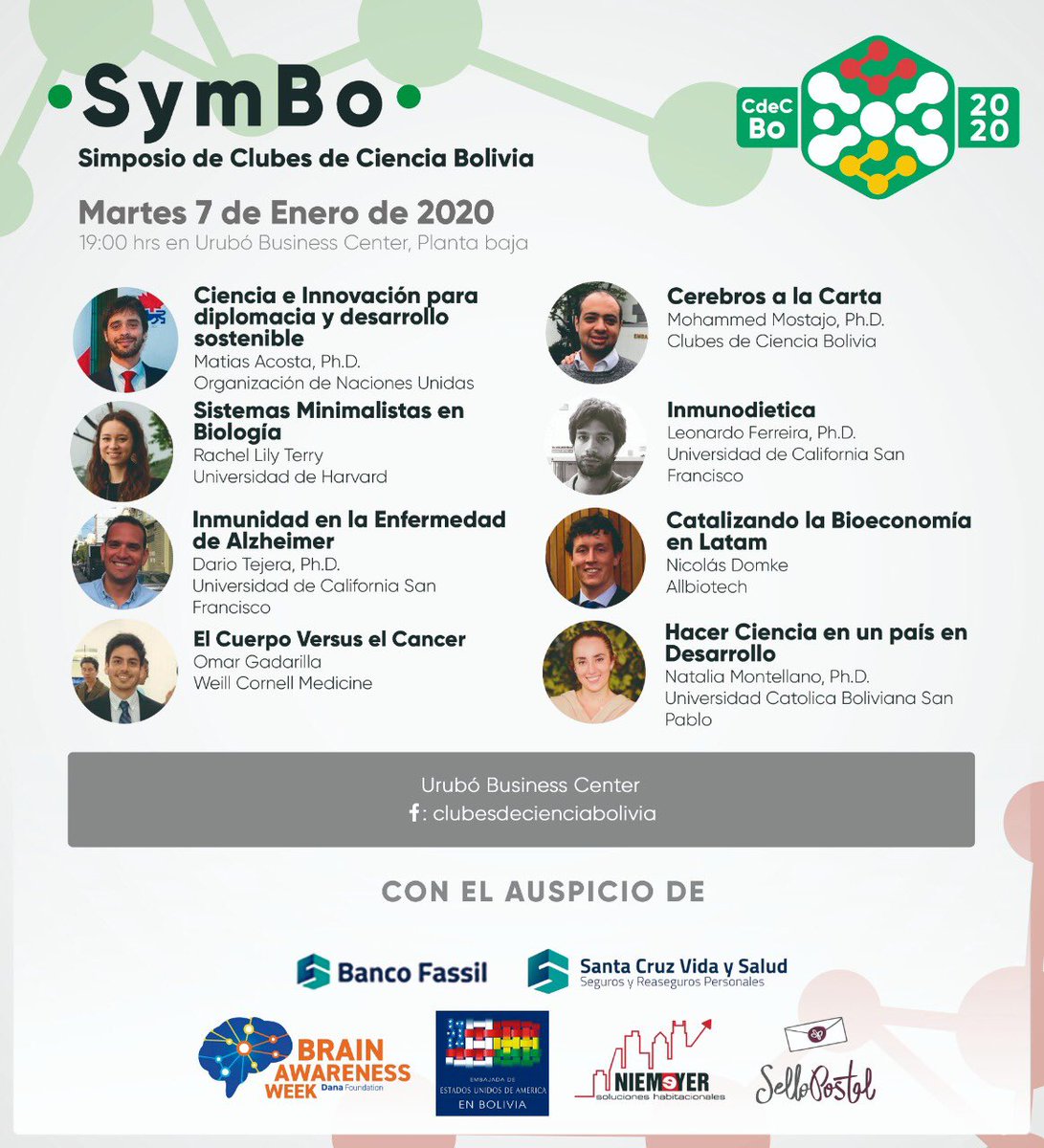 CdeC Bolivia (@cdecbo) on Twitter photo Se viene el simposio de ciencias más importantes del país. SymBo de <a href="/CdeCBo/">CdeC Bolivia</a> Se viene el simposio de ciencias más importantes del país. SymBo de <a href="/CdeCBo/">CdeC Bolivia</a>