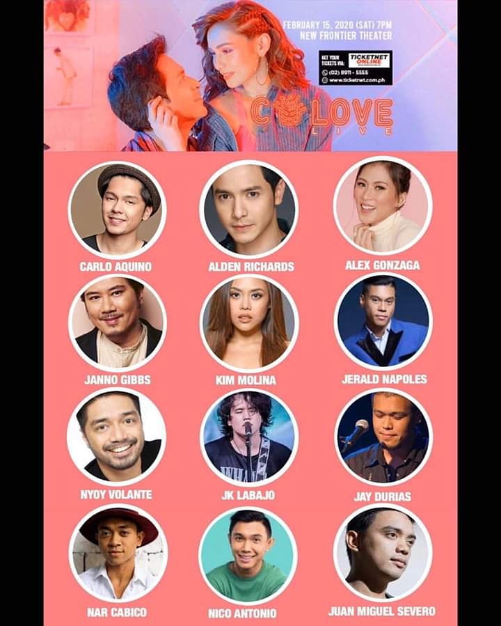 ClubDenjen's tweet photo. Wow ito na ang 12 guests ng CO LOVE LIVE! Get your tickets now at https://t.co/8PZ1QraqNM https://t.co/nqgdel6V3I. ph or check the nearest Ticketnet outlet in you location.
Kitakits sa Feb 15 sa New Frontier Theatre!!! ♥️ https://t.co/MWTglLnABq
