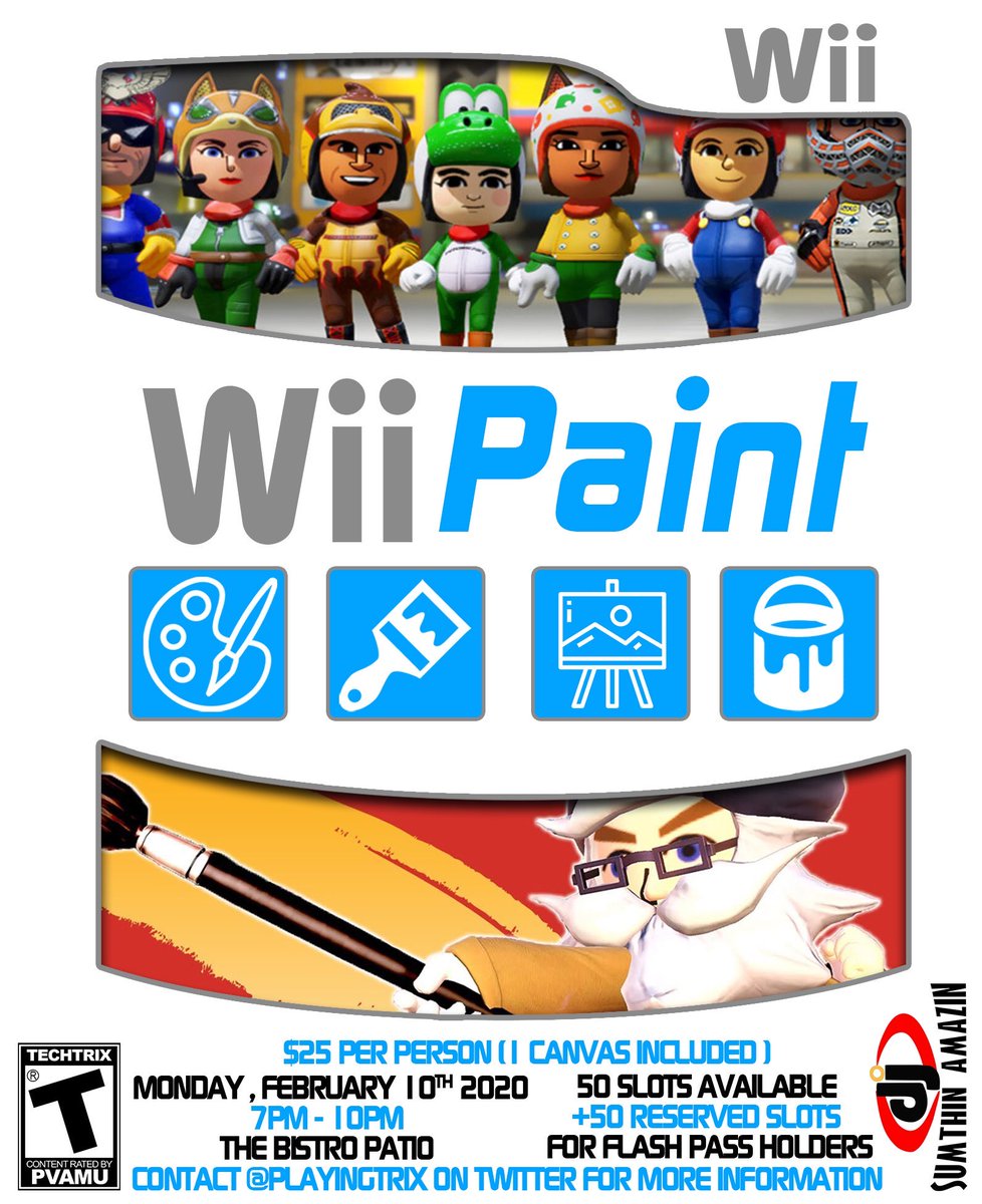 no_whale16's tweet image. Bring the Picasso 🎨 vibes with you , bc we&apos;re kicking off #TRIXWeek with a Sip N Paint! Only $25 per person, limited slots available!! (unless you bought that Flash Pass 😎) 🖌️s by @no_whale16 • @welpwho_knows • @thekidcxc and sounds by @SumthinAmazin 🎧