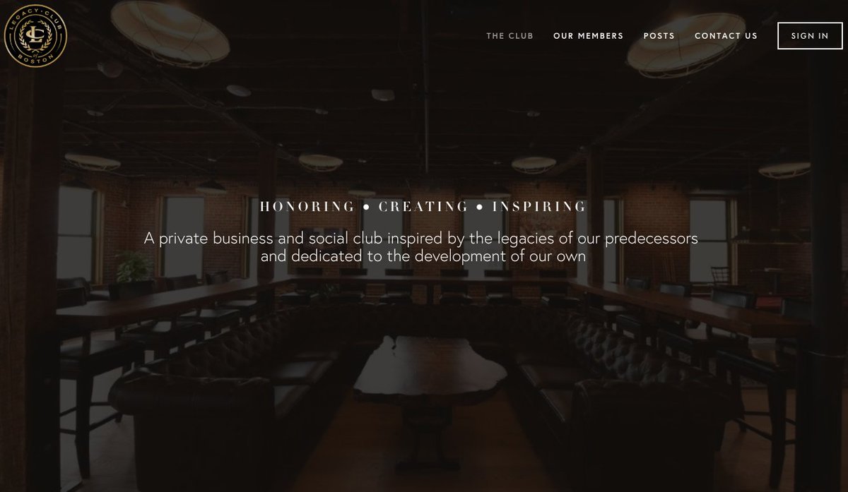 The Legacy Club uses legacyclub.boston which shows their commitment and connection to Boston. #BostonProud #dotBoston #domains developed.boston/listings/legac…