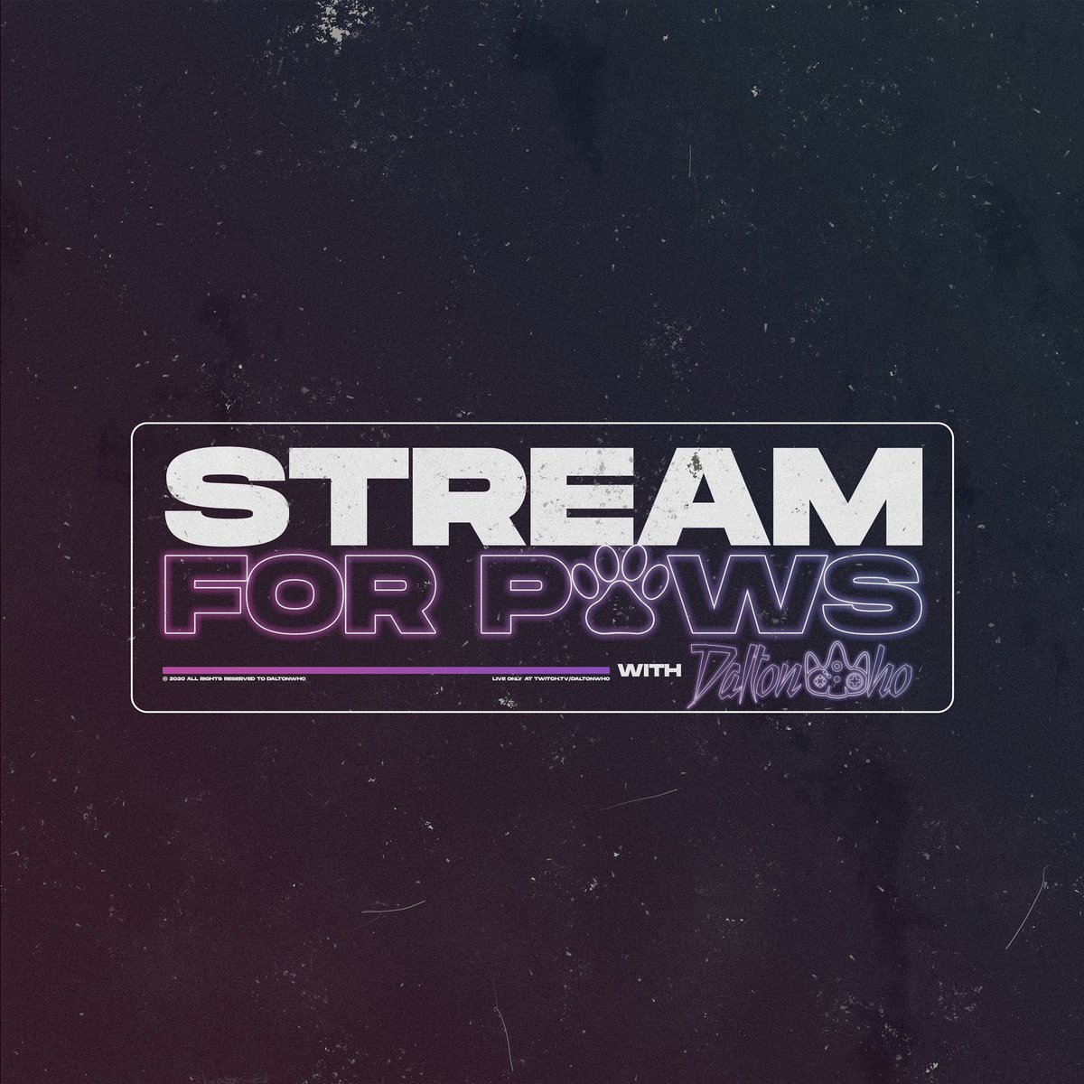 StreamForPaws's tweet image. Got the official logo for the charity! Tomorrow is the first stream! Shoutout to my good friend Chase with @bitterdesigns for designing this for me! For work that is nothing short of the best, hit him up! #twitch #twitchaffiliate #twitchstreamer #GraphicDesign #stream #streamer