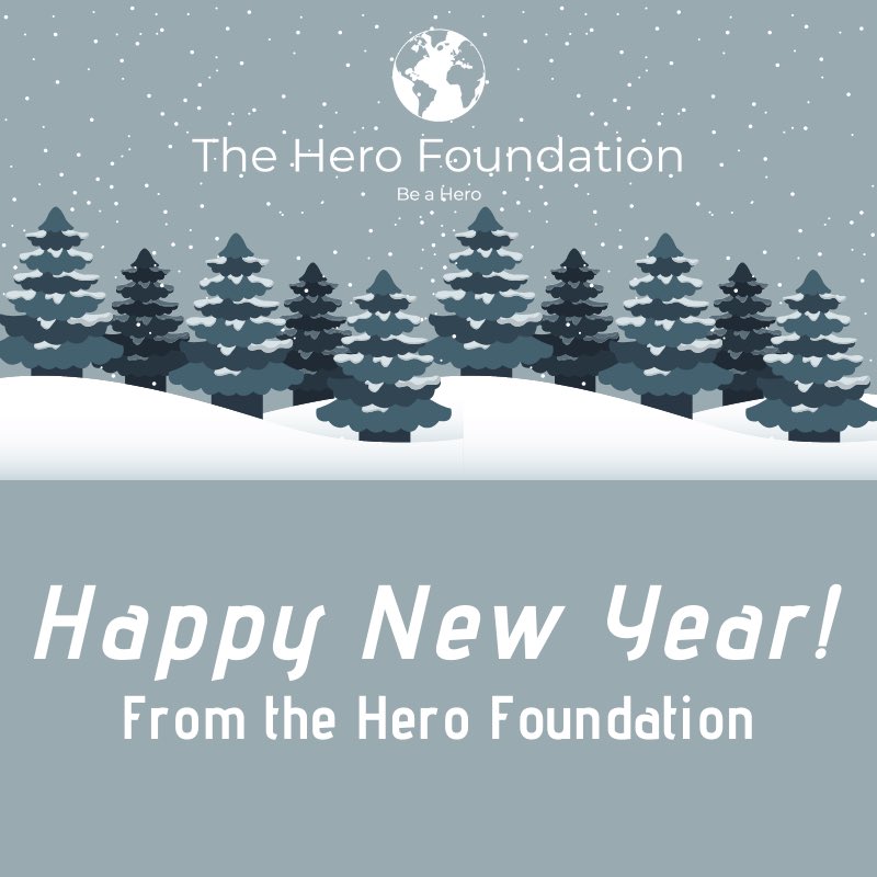 Happy New Year, Heroes! We hope 2020 is a year full of peace, love, and prosperity for you, your friends, and your family! Let’s keep working to do our part in saving the world during this new decade!

Happy New Year!
Be a Hero!

#happynewyear #2020 #newyear #theherofoundation