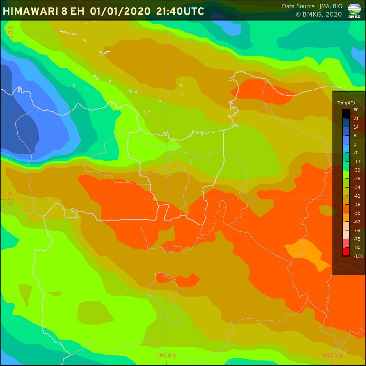 Bmkg On Twitter Bagaimana Cara Membaca Citra Satelit Himawari 8