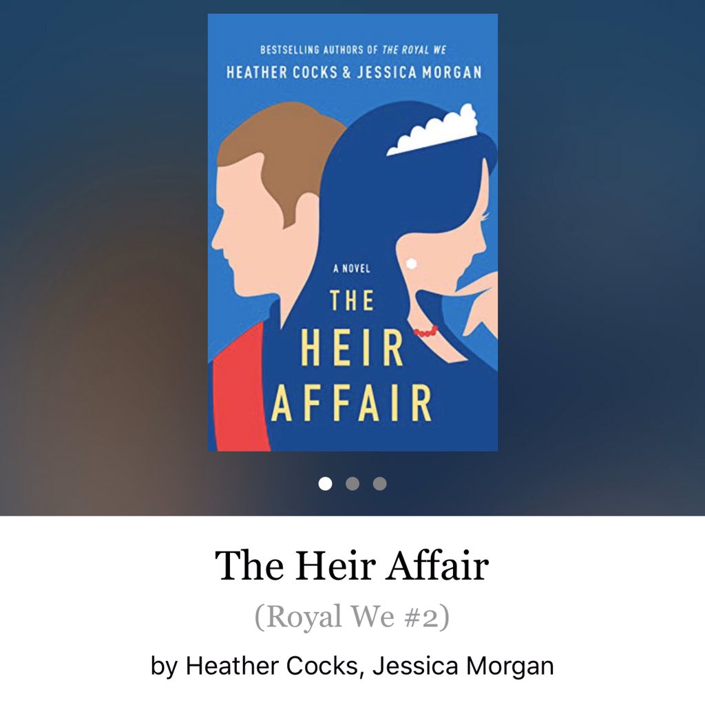 lustfoundreads's tweet photo. What?! The sequel to The Royal We, The Heir Affair, by the #FugGirls has a cover! https://t.co/NNRnlmAC52