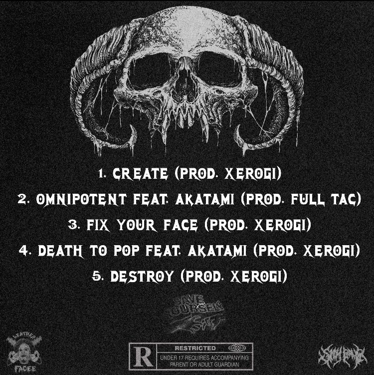 JOHNNYCVGE's tweet photo. https://t.co/Q0AID22CjN

NEW YEAR.. NEW DECADE... “CREATE DESTRUCTION” EP BY ME &amp; JUVENILLE BLAK FEATURING @9AKATAMI 😈 LINK ABOVE 
PRODUCED BY @_XEROGI &amp; @JAREDSOULE https://t.co/YmS6tEMiba
