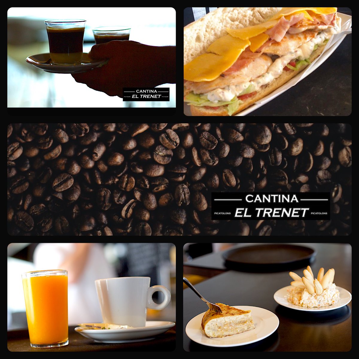 TrenetEl's tweet photo. Ven a tomarte tu desayuno, tu almuerzo, come con nosotros
Abrimos muy temprano.
Los bocatas que prepara Vicente son brutales de ricos.🍻
¡También te esperamos para #comer! Encarga tu arroz🥘 o carnes🥩a la brasa y deja que cocinemos por ti.
#elcampelloturismo #carnebrasa #arroces https://t.co/qftlgIv6pE