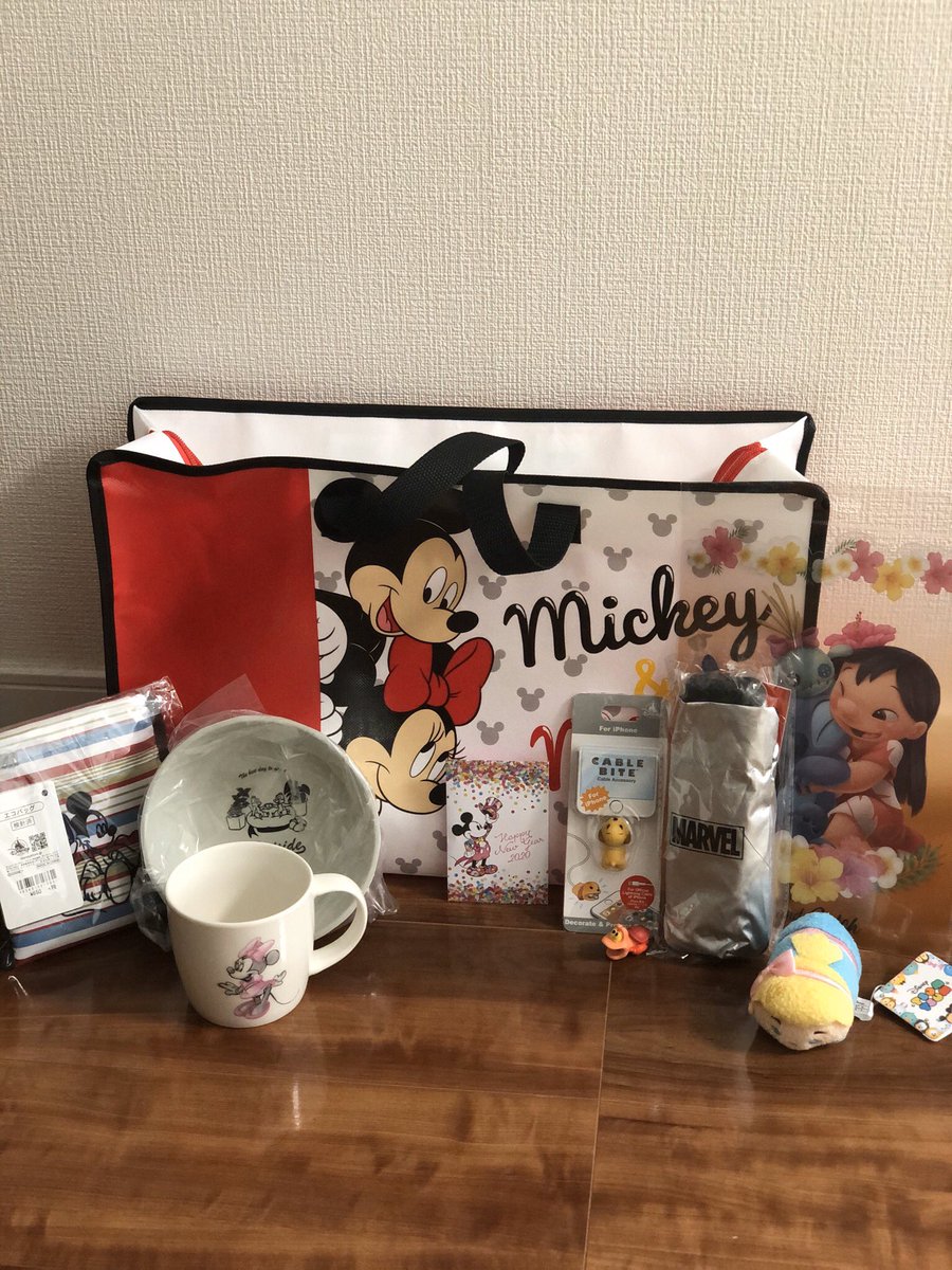 へるぽい Dストアの福袋 ぬいぐるみ写し忘れたけどグーフィーでした 8 500円でうまうまー ディズニーストア 福袋