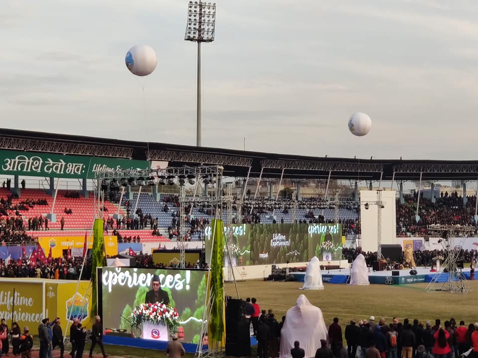 SajiloTrip's tweet photo. Did you visit Dasharath Stadium yesterday? If not, here is the sneak peek!

Let's make Visit Nepal 2020 a grand one.

#visitNepal2020 #SajiloTrip #SajiloTrippers https://t.co/YldDleuMge