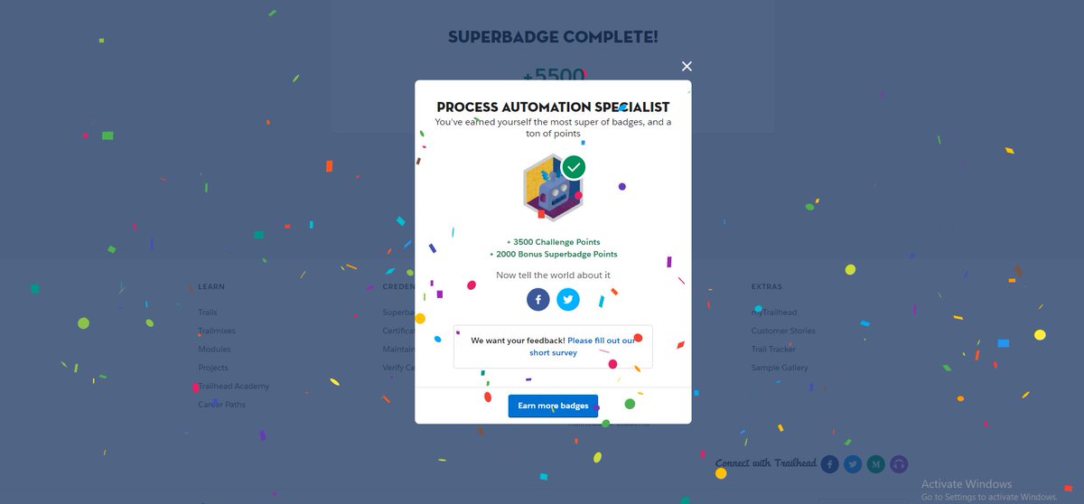 sukesh_raj2's tweet photo. Just earned the Process Automation Specialist badge on 
@Trailhead and you should too! #TrailheadQuests #BESUPERQUEST @salesforce 
https://t.co/YcAleAXaYk https://t.co/WbpIl7XNSO