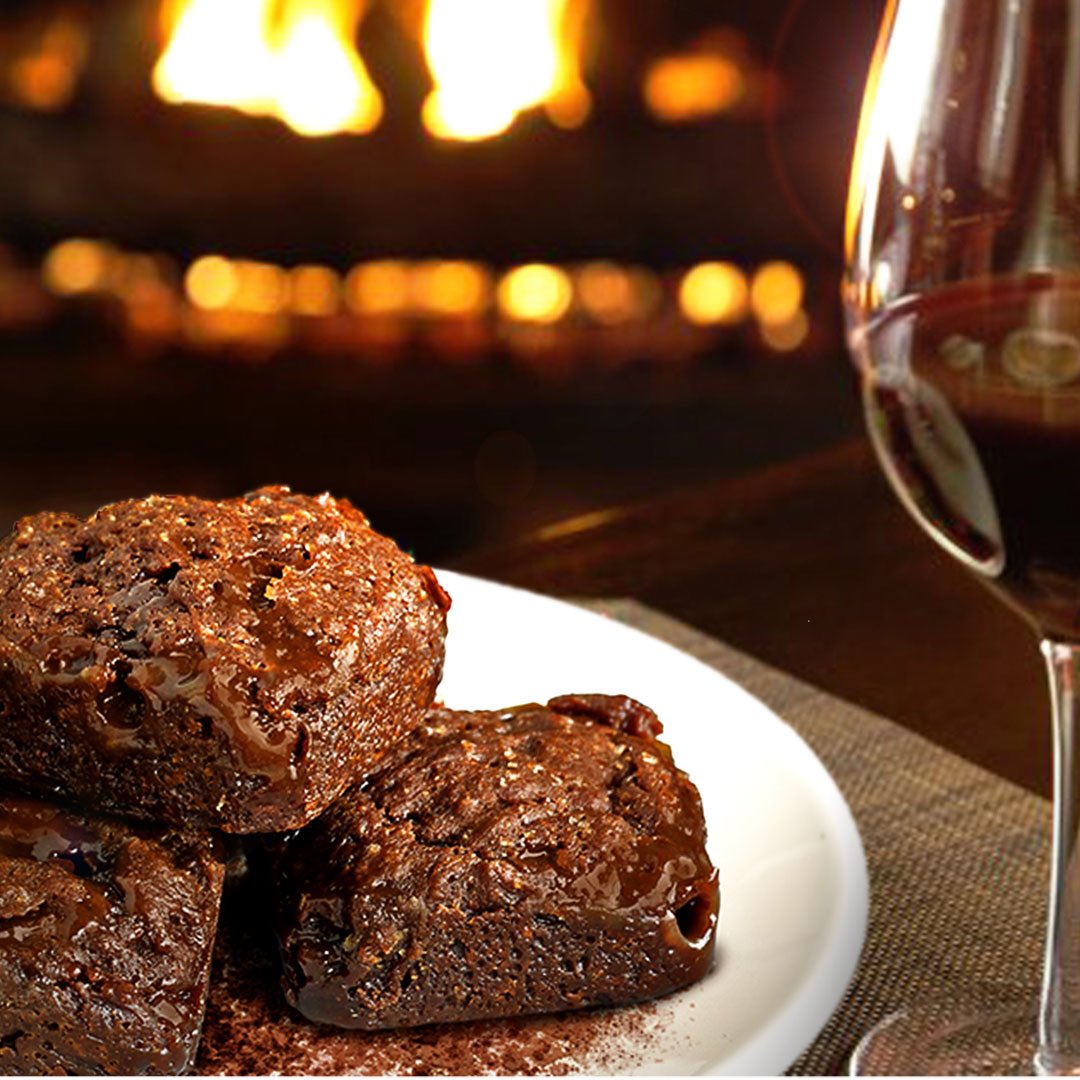 Zootology's tweet photo. How are you spending the first day of the new year? We've got a plate full of #ZootBites brownies and a roaring fire π #HappyNewYear #HowDoYouZoot https://t.co/mX4AYl0U4F