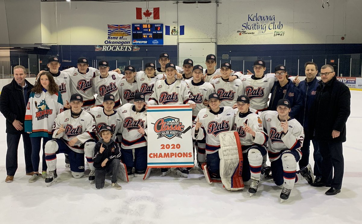 Congratulations to the Regina Pat Canadians for winning the Okanagan Major Midget Classic! <a href="/aaapatcanadians/">Regina Pat Canadians</a>