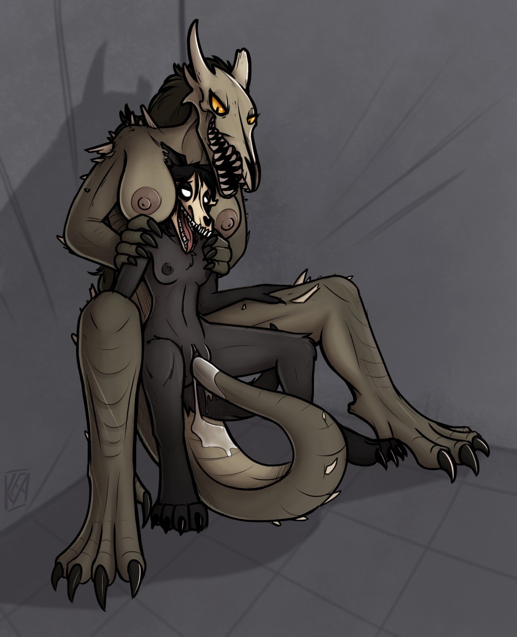 34. "all of you...Disgusting..."A different version of SCP-682 Un...