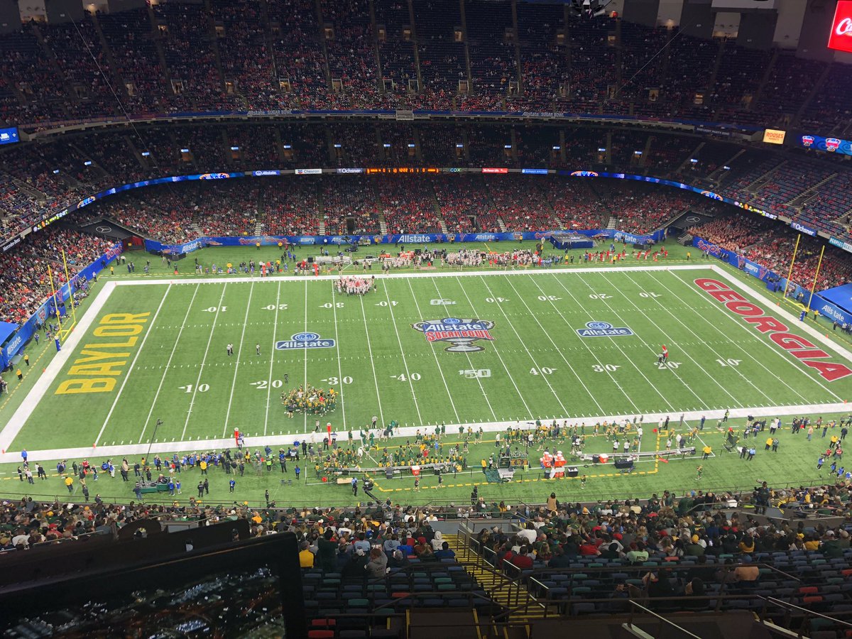 We are live right now on <a href="/ESPNRadio/">ESPN Radio</a> calling the 2020 Sugar Bowl. No score so far between <a href="/GeorgiaFootball/">Georgia Football</a> and <a href="/BUFootball/">Baylor Football</a>. Should be a fun one. Tune in now on your radio or your ESPN app!