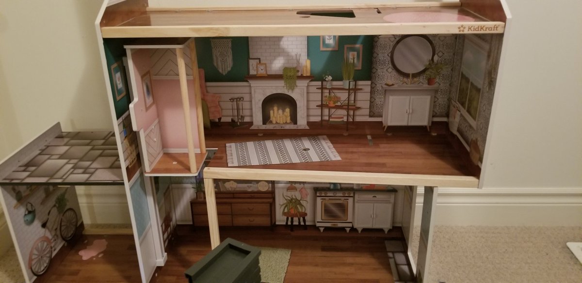 devs2709's tweet image. Things you have to do for your kids! #dollhouse #tired #notsofun #determined