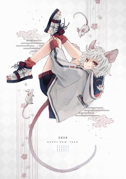 「grey hair year of the rat」 illustration images(Latest)