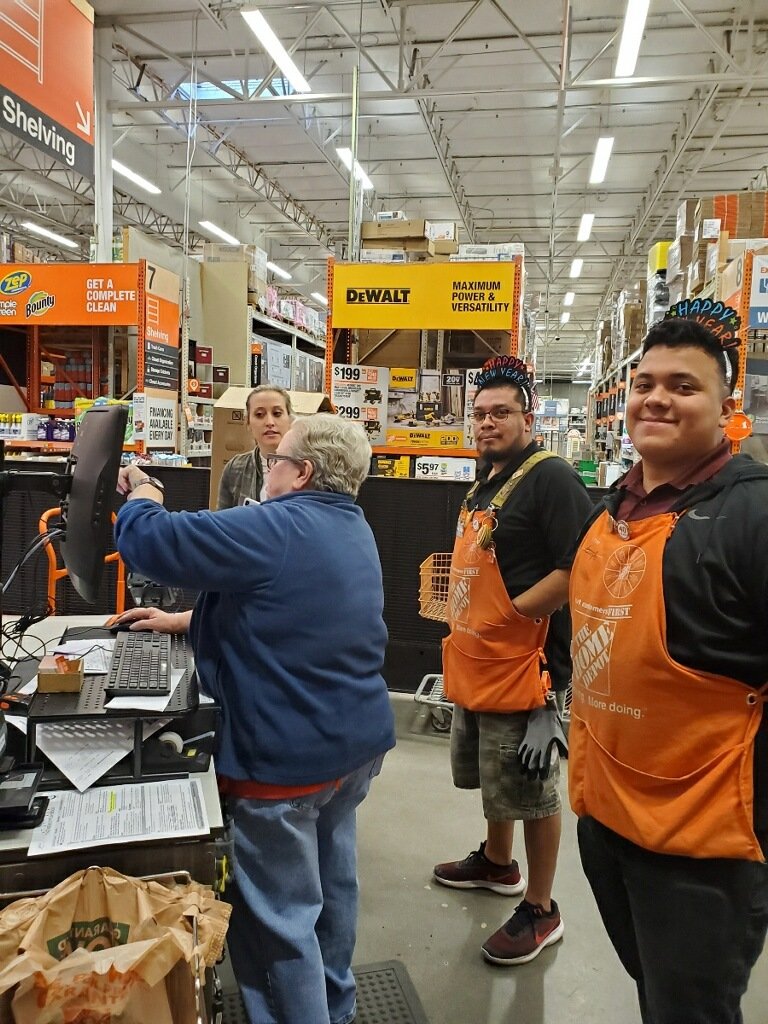 New Year's Celebration at #TeamG3! Nobody has more fun at work than this crew! #happynewyear2020 #2020 #GreatStart at #HomeDepot #D130Driven <a href="/OrangeLiving10/">Mark Harrison</a>