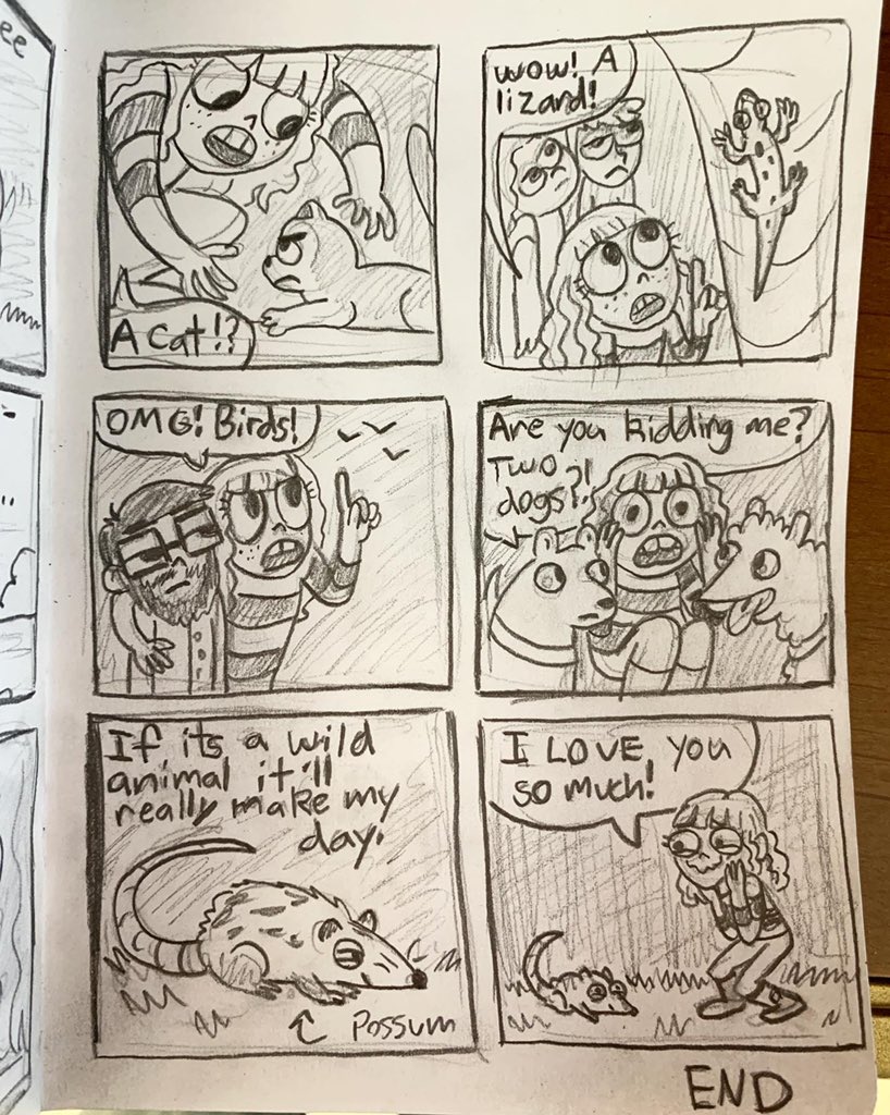 DaronNefcy's tweet photo. Little sketchbook comic https://t.co/KEJ7X0luMp