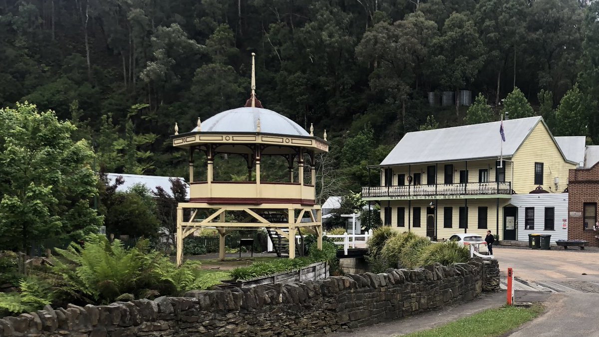 The  #AAWT is not for beginners. To use a skiing analogy, it’s the equivalent of a long double black diamond run, though it starts comfortably enough at the rotunda in the exquisitely pretty former gold mining town of Walhalla, Victoria
