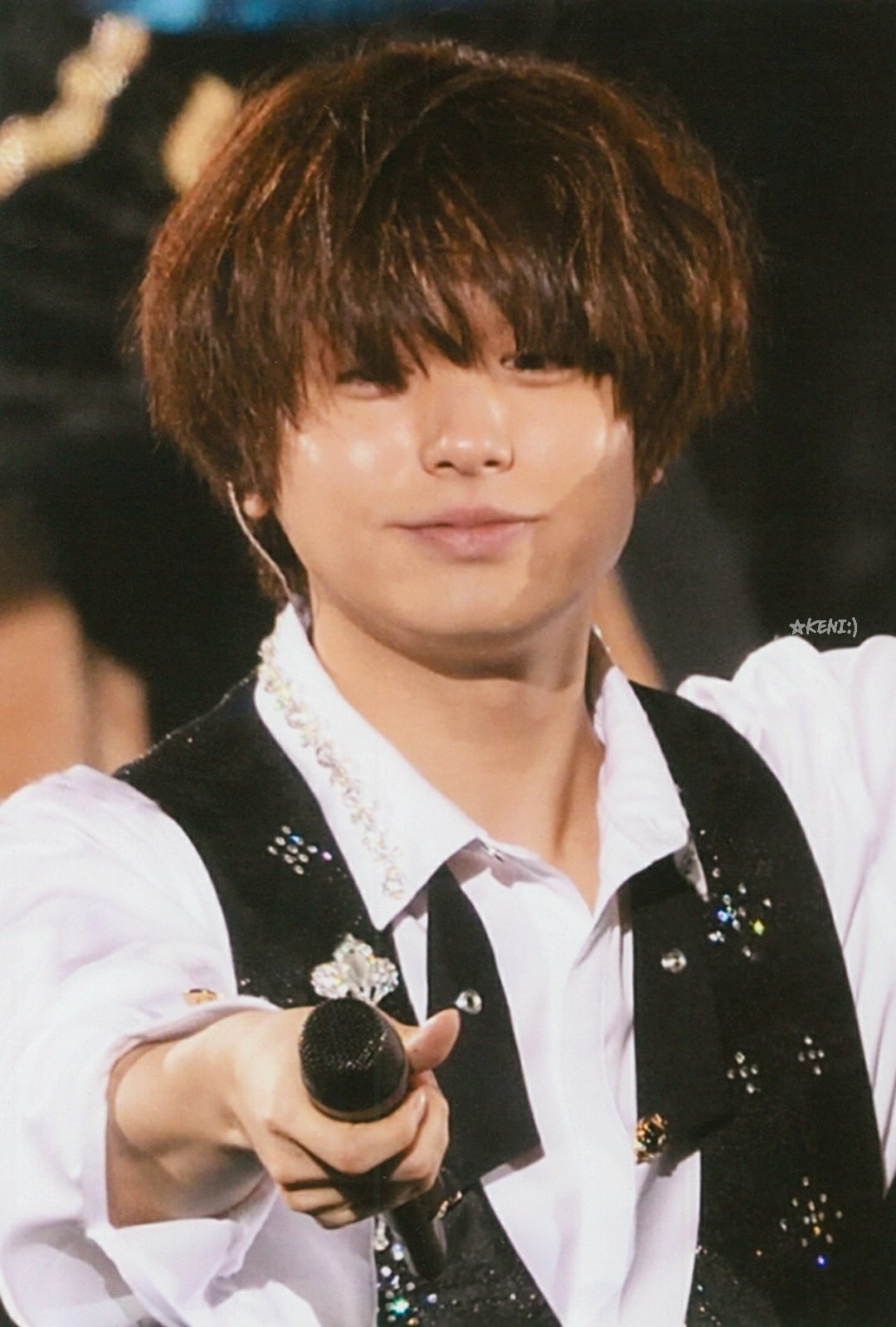 伊野尾慧 村上パイセンも可愛いよ☺️💜 #伊野尾慧 #heysayjump 深夜の