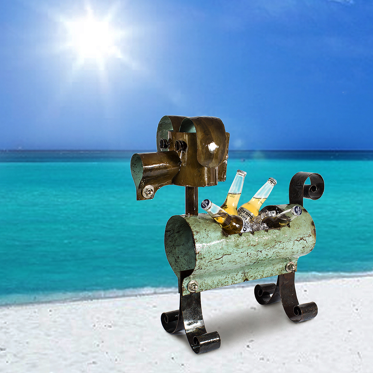 thinkoutsidetos's tweet photo. Yuki dog beverage cooler will be your loyal best friend for many years. Recycled from oil barrels and handmade by our skilled artisans, he is built to last in any climate. Just fill with ice and drinks and let the good times begin!

https://t.co/HPejtGS5aG https://t.co/KATQ50E0vQ