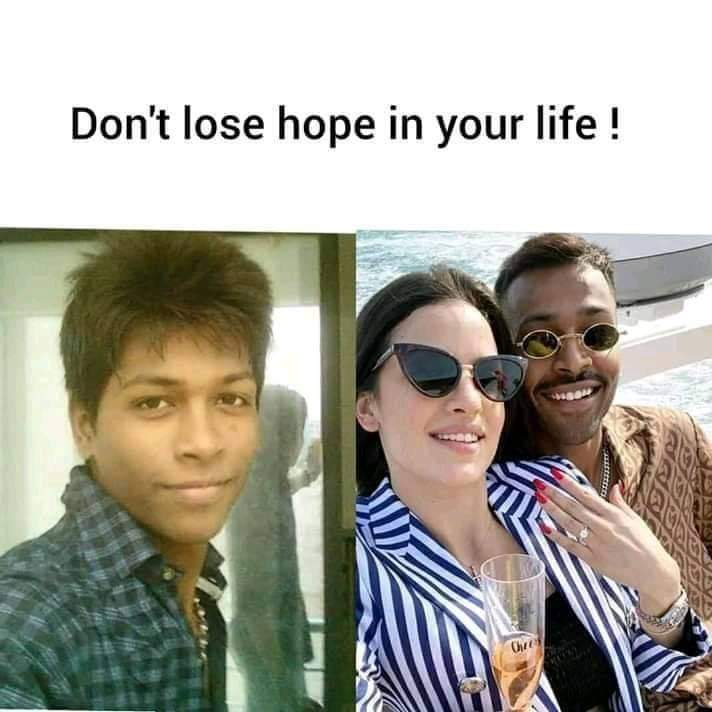 Don't loose hope in your life #hardikpandya