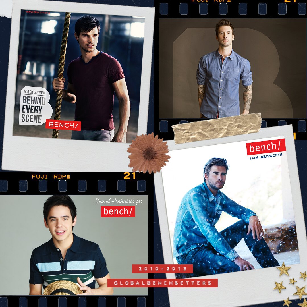 Liam Hemsworth Bench Photoshoot