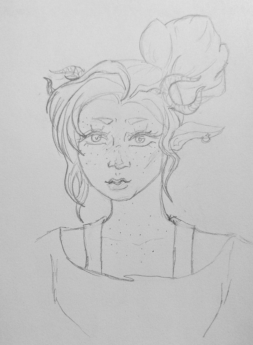 [ Art by me for this sweet girl. ]