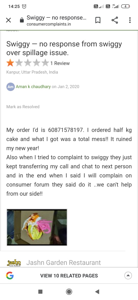 amancha20247889's tweet photo. @consumerforum_ #consumercomplains @swiggy_in @SwiggyCares @WeAreSwiggy https://t.co/h92DRAw9qA
