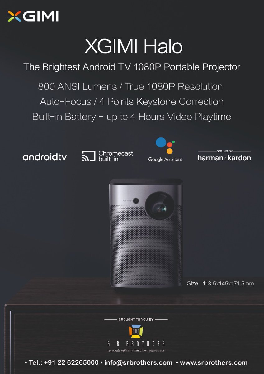 IndiaXgimi's tweet photo. Xgimi Halo Smart Poertable Porjector.
#xgimi #projector #entertainment #fullhd #cinema #sound #filme #gadgettest #xgimihalo #portableprojector https://t.co/4tIFFni0ij