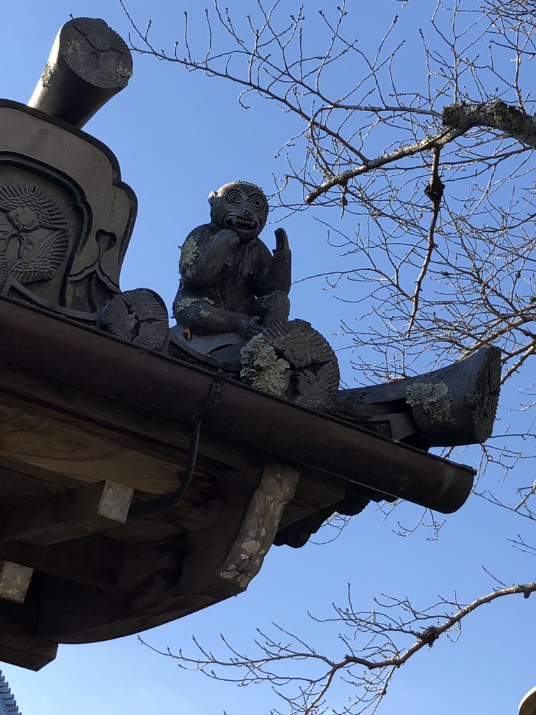 滋賀にいます。比叡山坂本の西教寺行ってきました。光秀の供養塔があるとこ!欄間に麒麟いたよー大河たのしみだね✨ 