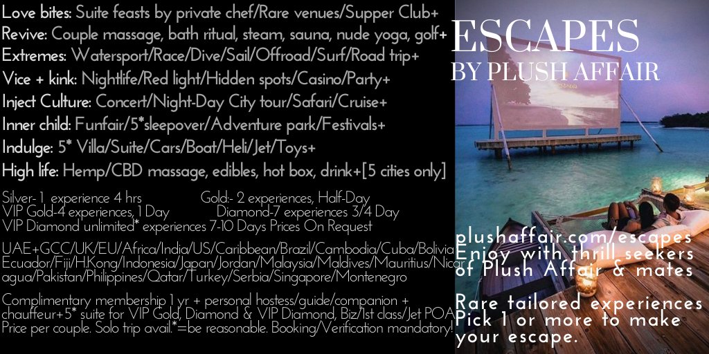 gemmamatchmaker's tweet image. ...keep rolling underneath the stars. 

How about an outdoor screening on a private beach or hidden garden?  We arrange unique moments. 
plushaffair.com/escapes