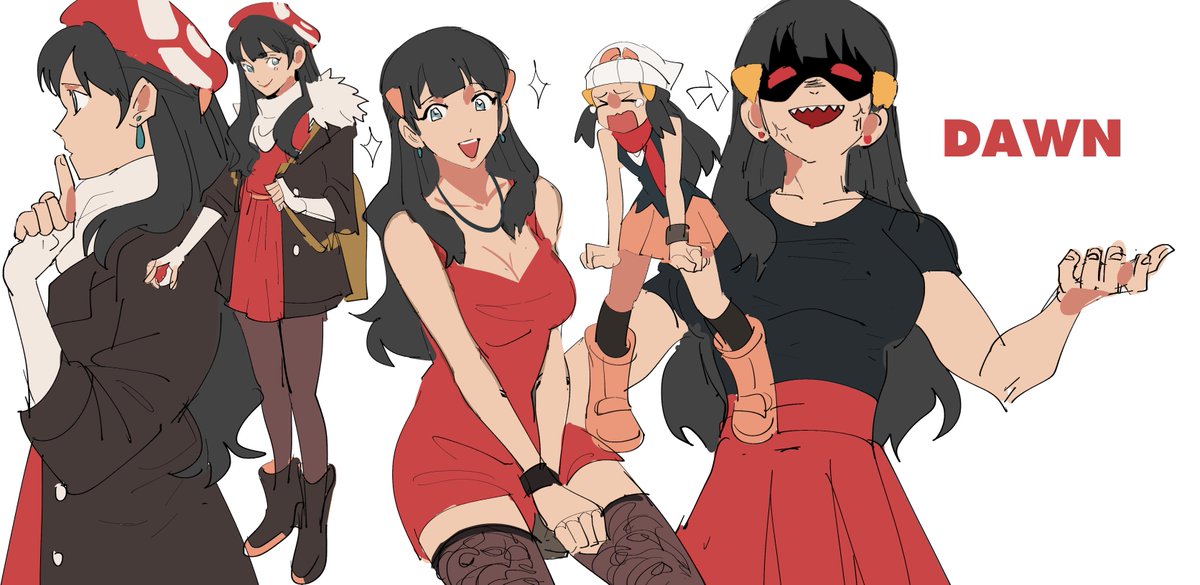 rev_bmp's tweet photo. the sinnoh kids in their 20's https://t.co/b2C9qTec9U