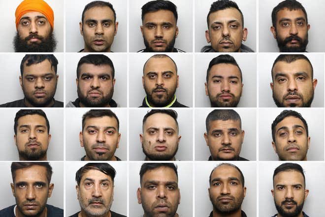 MrAndyNgo's tweet photo. "Almost 19,000 children have been sexually groomed in England in the past year, according to official figures that have prompted warnings of an 'epidemic.'" Disproportionate numbers of child sex ring perpetrators in England are South Asian Muslims. https://t.co/7e3NzMxO5z https://t.co/6NupBorjL2