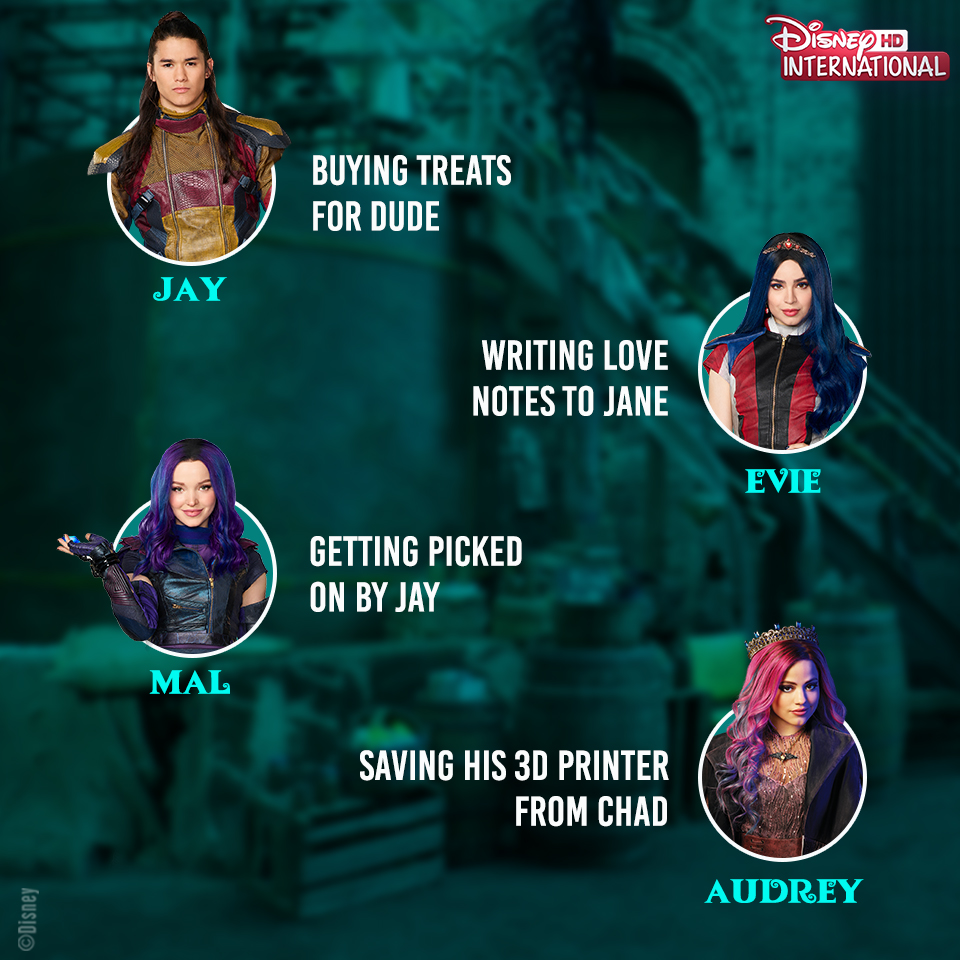 DisneyIntHD's tweet photo. Our resident dog lover always melts our hearts, doesn’t he? Drop in your favorite answer!
#MeanMuch #Descendants3 #GoodvsBad https://t.co/RgBF1Wd3vi