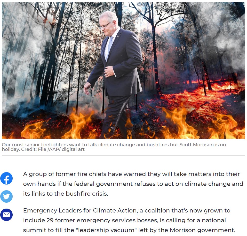 TomTaylorMade's tweet photo. I try not to do 'real life' on twitter, but I lost a friend after the Black Saturday fires and the images above bring that back.
These bastards refused to meet with experts and, instead, slashed funding to fire services. Indefensible.
#australiaisburning #AustraliaBushfires https://t.co/TWVwUwcRzg