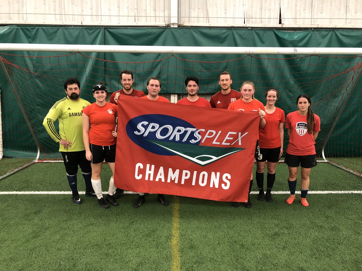 SportsplexWNY's tweet photo. 3 more champions! 🏆🏆🏆 Only men’s A is left.....

Coed Competitive - Red Rhinos
Coed Rec “Green” - Kangaroos
Coed Rec “Yellow” - Maybe Next Week https://t.co/8H9gYDrKvb