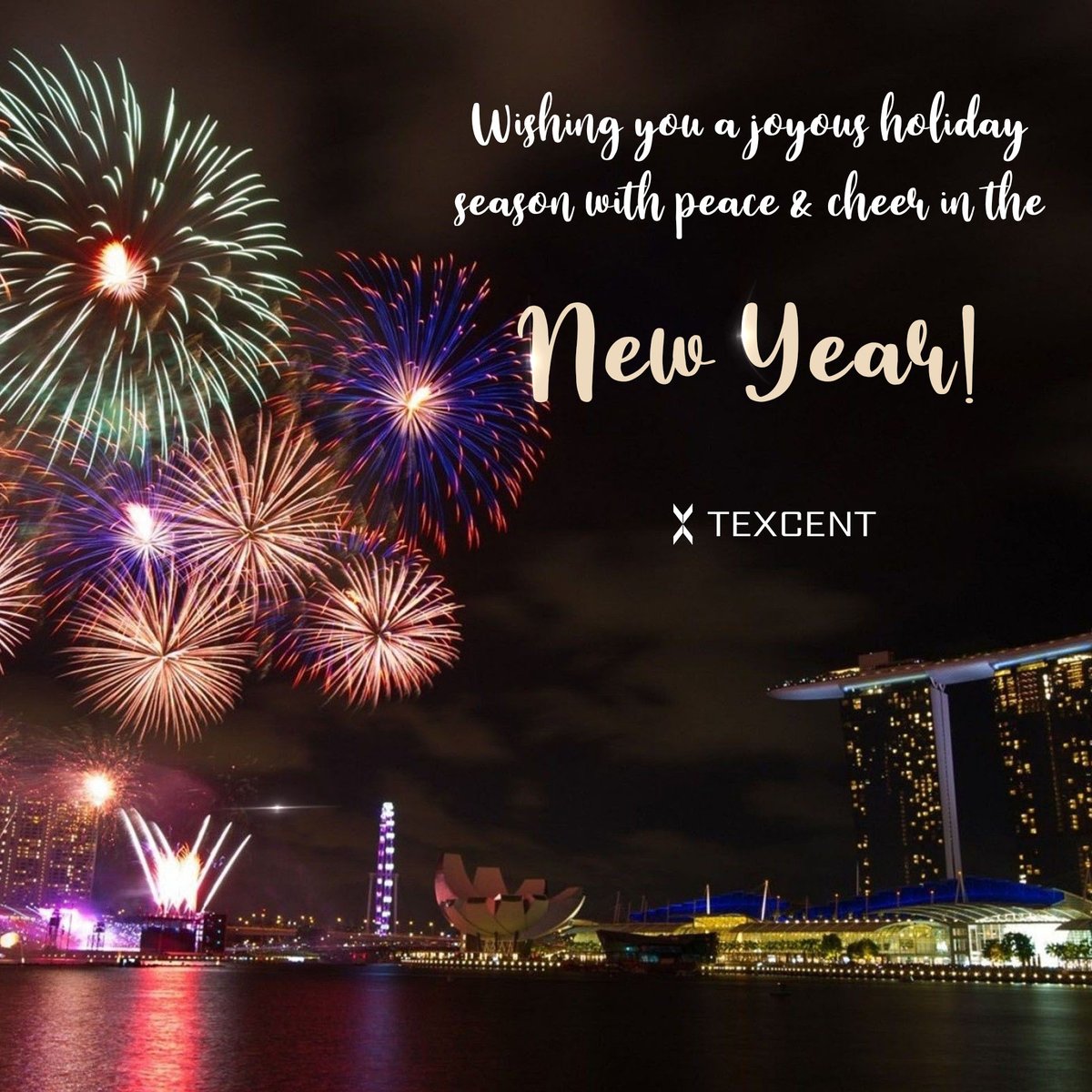 texcent's tweet photo. Have a joyous and prosperous year ahead. Tell us your New Year's resolution. https://t.co/WXn8bJaEas https://t.co/0guiKVEybe