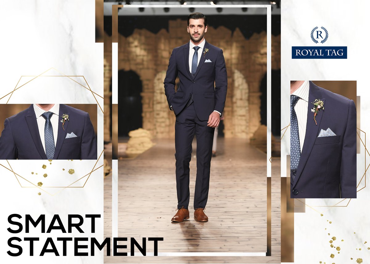 RoyalTagPK's tweet photo. This ensemble features exquisite cuts and artisanal finish that truly makes it a smart fashion statement.
Shop this runway look at https://t.co/9jJ98CcbzA
#Royaltagpk #mensfashion #fashionbrand #slimfitmenssuit #smartstatement https://t.co/NFKrOeKmBz
