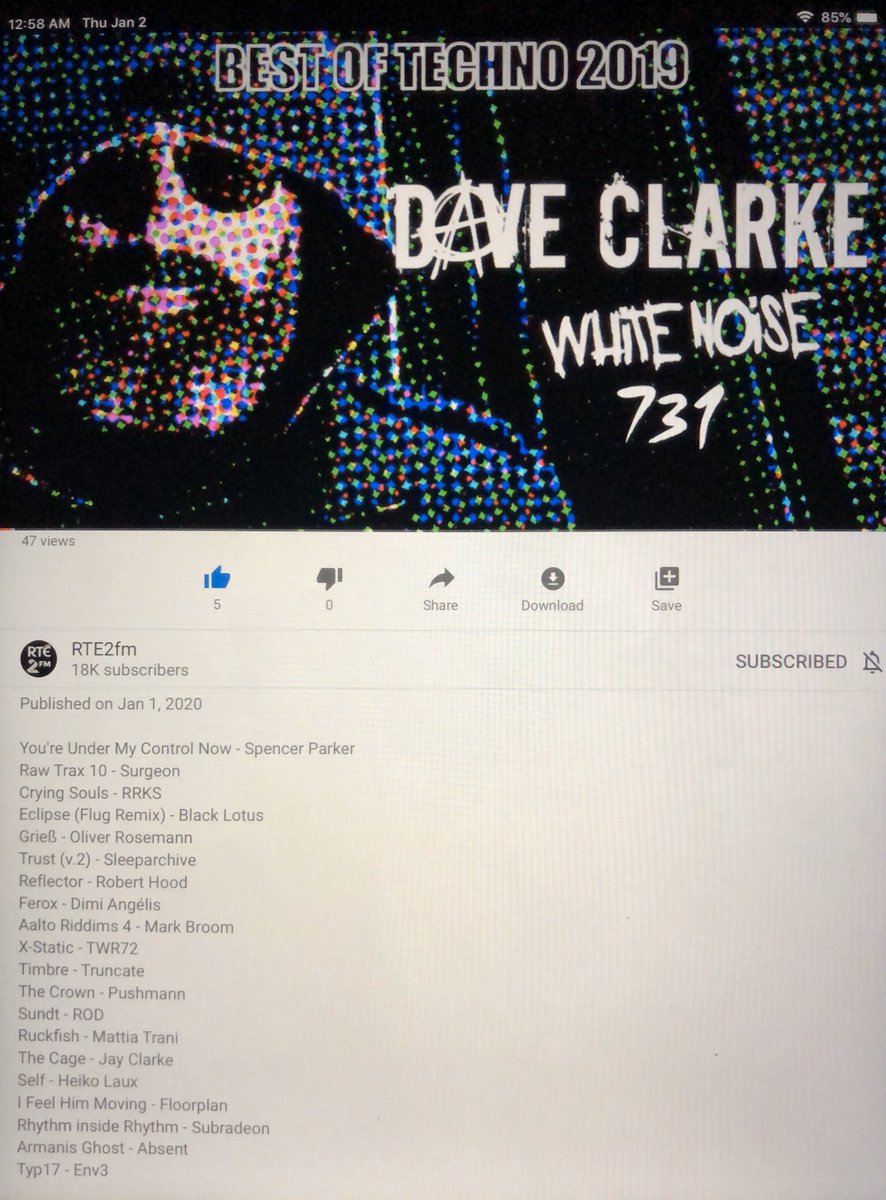 RRKS_Official's tweet photo. Can only offer my heartfelt thanks to @DJDaveClarke for an entire decade of support of my music and including my track #CryingSouls in the 2019 Best of Techno Episode of #WhitenoiseRadio on @RTE2fm #Techno4Life https://t.co/a5azawUEay https://t.co/VgBkhLoxeF
