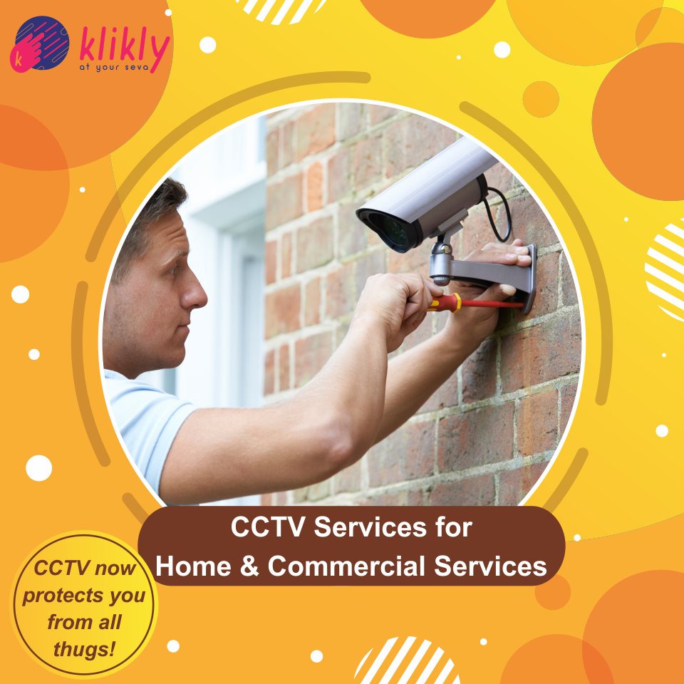 kliklynow's tweet photo. "If you are looking for the #CCTVCameraServices for the security of your home, then don’t waste your time now and book the home security services at an affordable cost." For more detail visit at https://t.co/lA49bdP2Cm https://t.co/QAPQ58Jzne