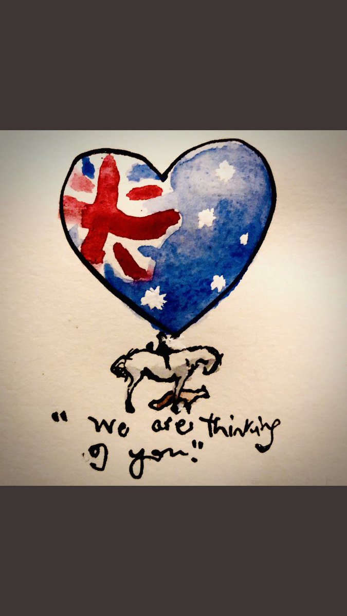 EBEventing's tweet image. Thinking of my second family in Australia 💔