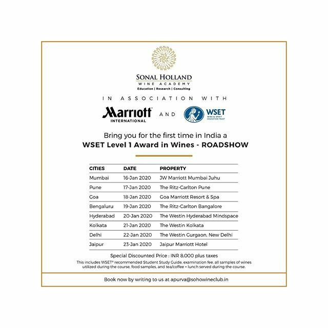 Deciding on your goals for #2020, here’s one that will help you! #signup for the #wsetlevel1 award in wines and hone a new skill! .
.
A one day course , the Level 1 Award in Wines is for #oenophiles and #winelovers who wish to learn about the world of #w… ift.tt/2QfLBAZ