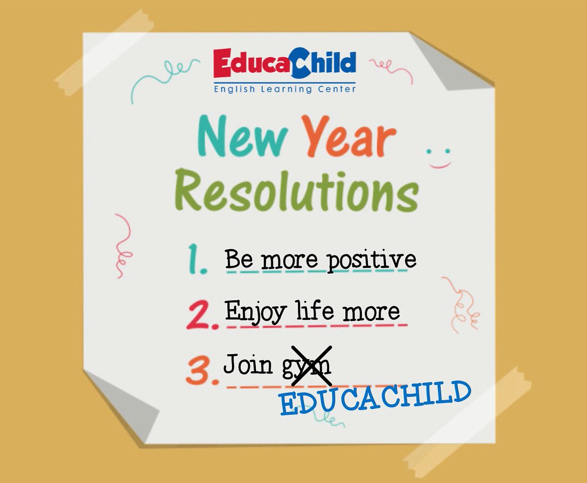 ¿Ya tenéis vuestra lista de #propósitos para el 2020? 📝🤔
..
Nosotros siempre lo tenemos claro 😀
..
#educachild #crecereningles #nuevospropositos #resolutions #newyearresolutions #newyear #nuevoaño #aprenderingles #ingles #english #learnenglish #thetimeisnow #elmomentoesahora