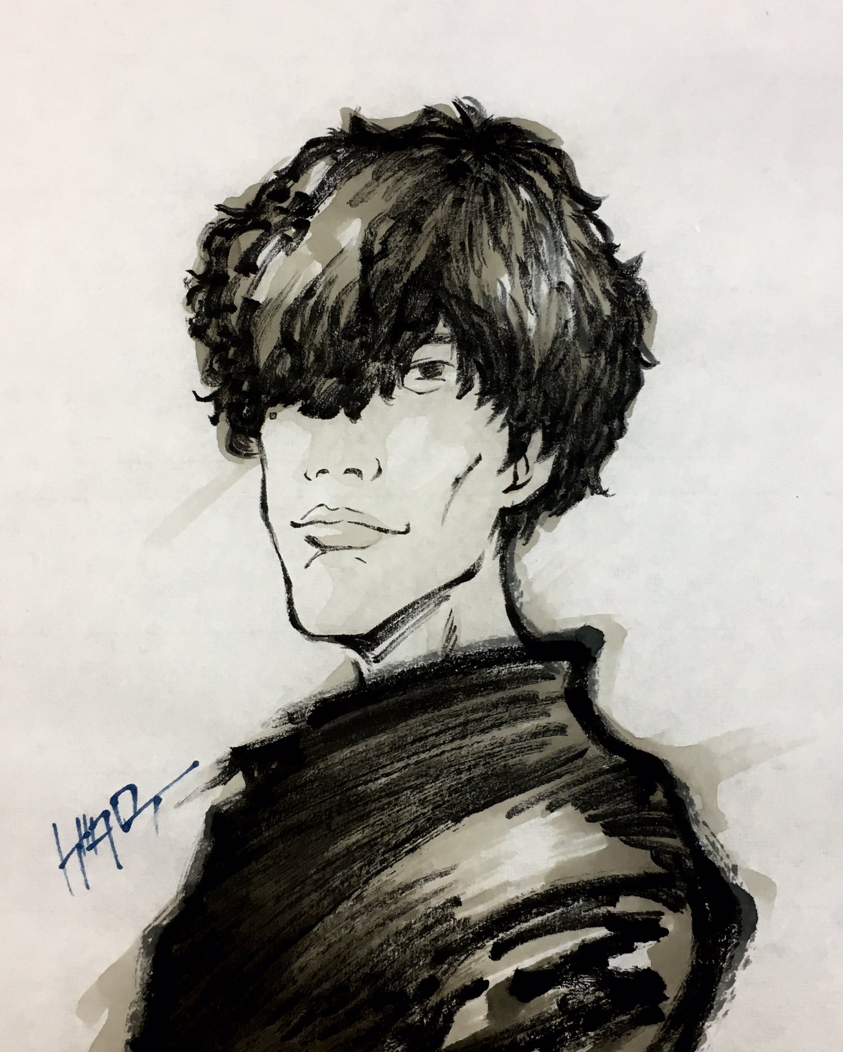 放浪のゲタロー в X: „今年は似顔絵をもっと描いて行きたい 放浪のゲタロー в X: „今年は似顔絵をもっと描いて行きたい