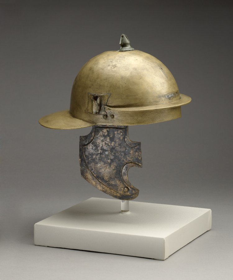 In 1930s this 1stC Roman helmet was found in London after it was dredged ou...