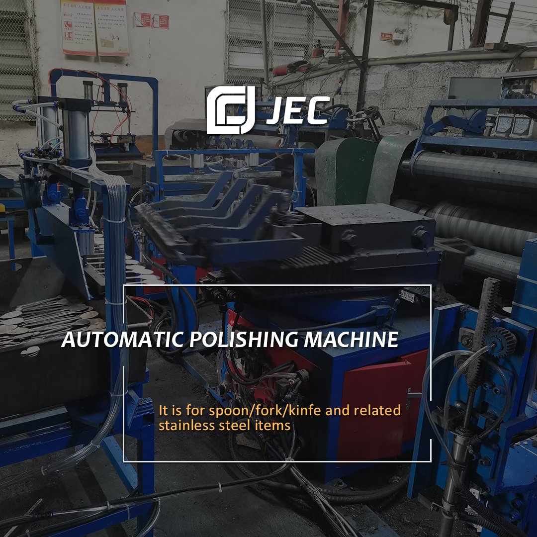 JECcutlery's tweet image. #AutomaticPolishingMachine has less land occupation, digital control, and easy operation. Only one worker can arrange materials to operate a full polishing line.

Website: jeccutlery.com
Email: sales1@jeccutlery.com