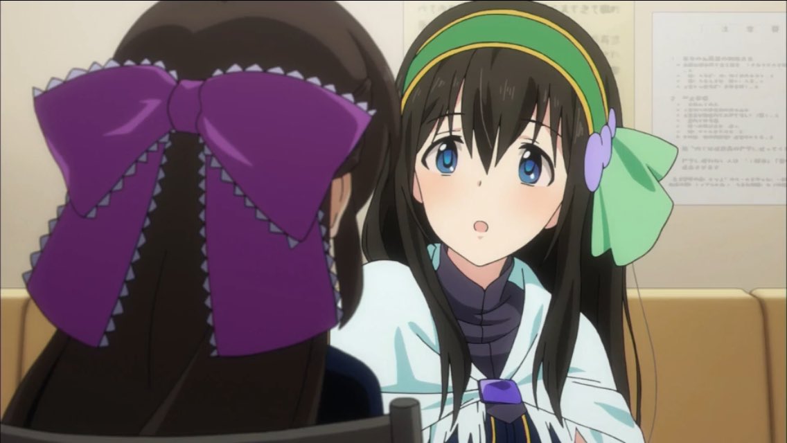 ありふみ 文香誕生日おめでとう シンデレラガールズ 22話 出番を前に倒れた文香 回復した時 文香 ごめんなさい 橘さん ありす ありすでいいです ありすの優しさに救われた文香 文香 ありがとう ありすちゃん 2人で感動の握手 文香好きの自分